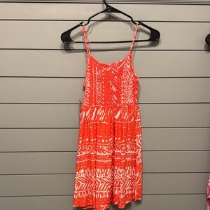 Mudd Vibrant Red and White Summer SunDress size 12